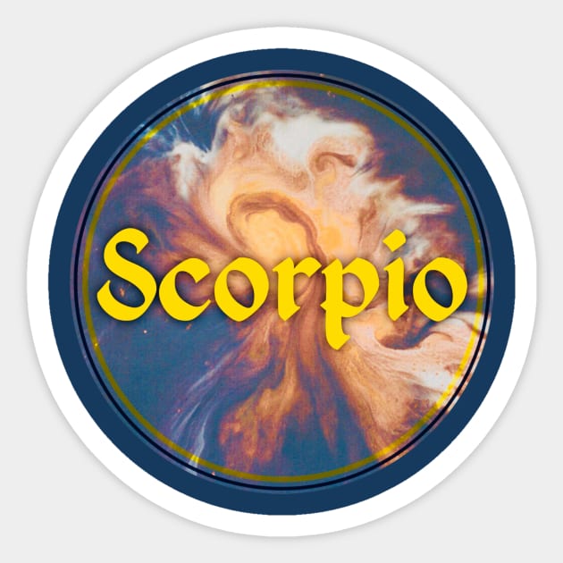 Scorpio Sticker by SkyRay